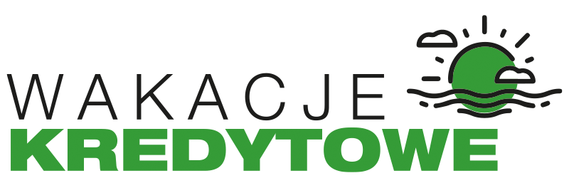 Logo z napisem "WAKACJE KREDYTOWE" 